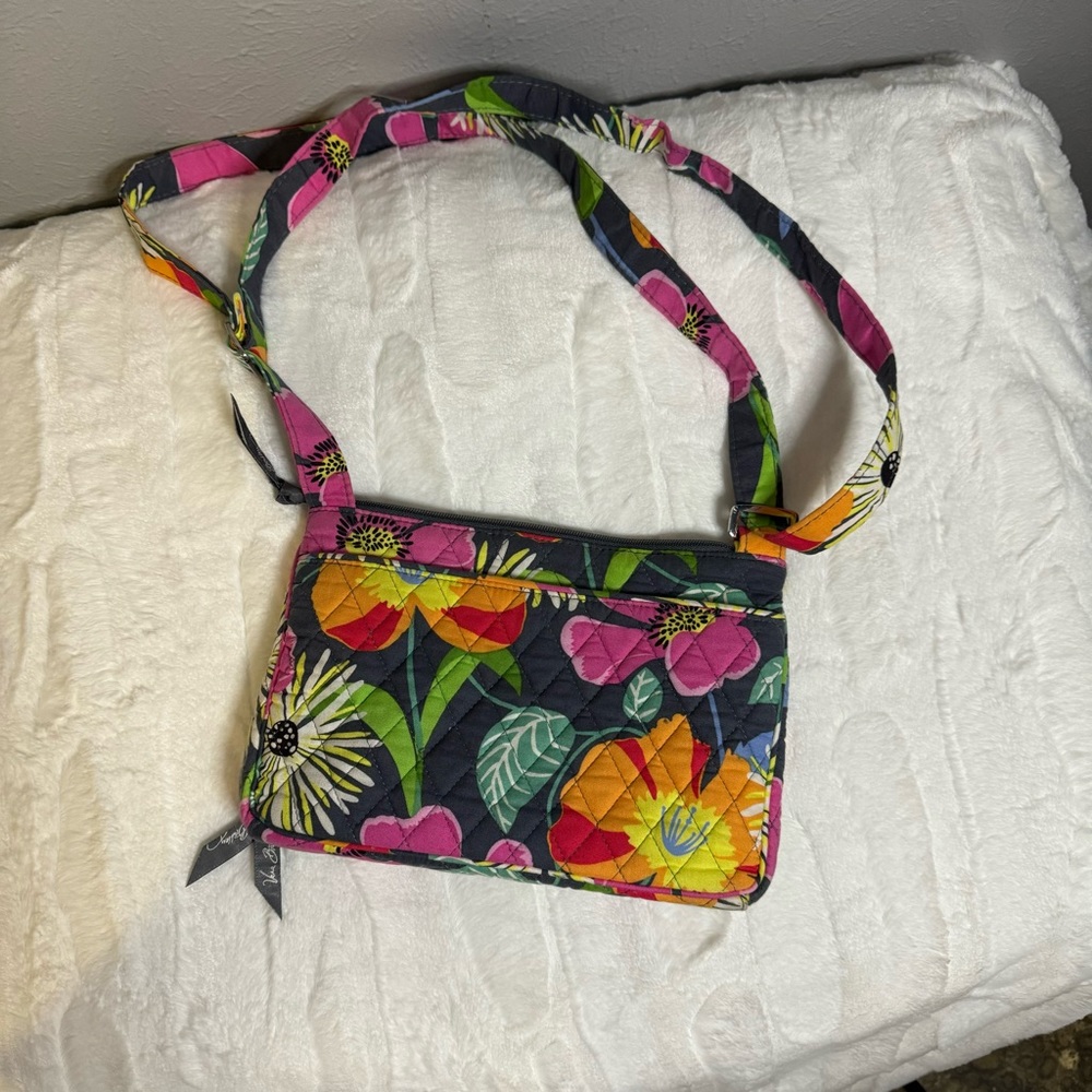 Vera Bradley Jazzy Blooms floral crossbody